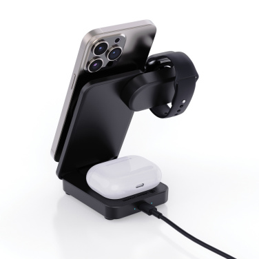 Логотрейд pекламные продукты картинка: Магнитное зарядное устройство Urban Vitamin Arcadia RCS из пластика 15 Вт 3-в-1