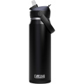 Бутылка для воды Camelbak® Thrive Flip VSS объемом 750 мл из нержавеющей стали с вакуумной изоляцией и откидной трубочкой, Сплошной черный
