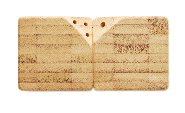 Лого трейд pекламные cувениры фото: Bamboo salt & pepper set