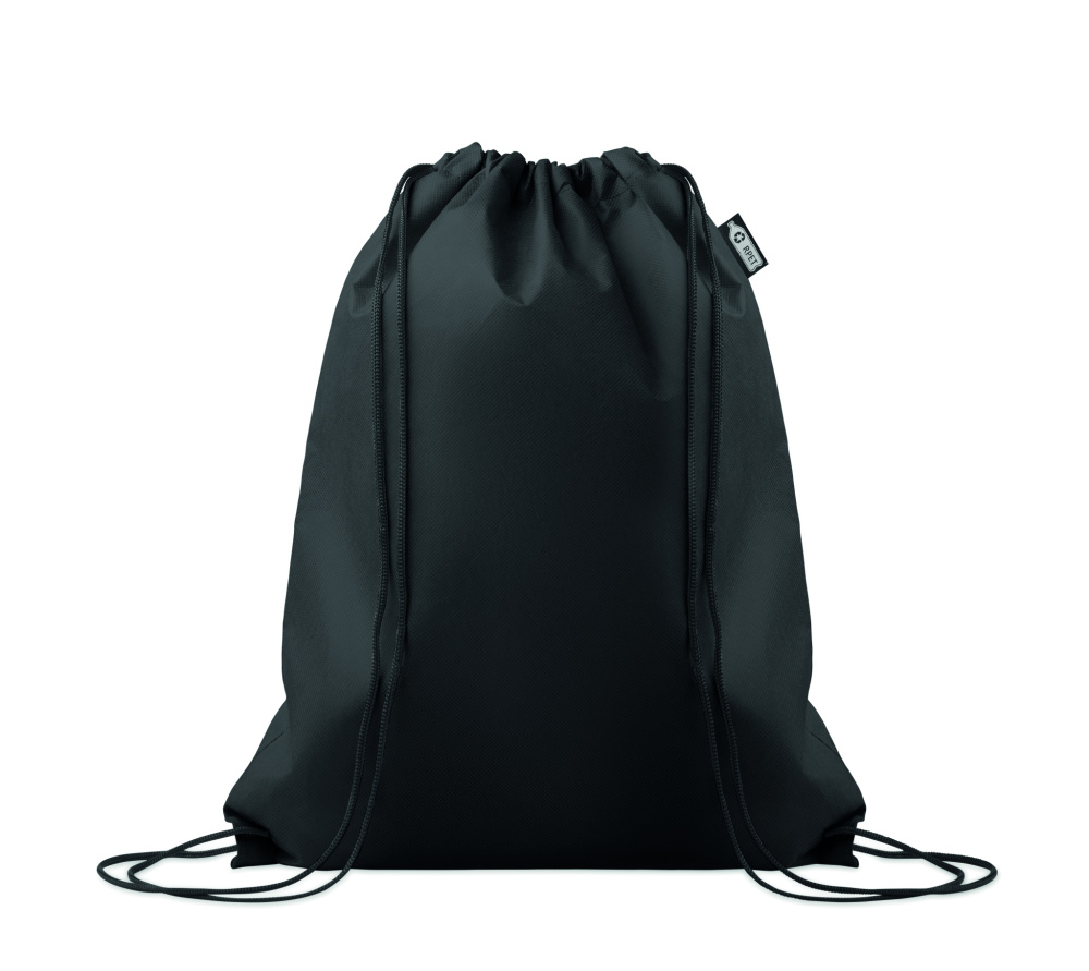 Логотрейд pекламные cувениры картинка: Drawstring bag RPET non-woven