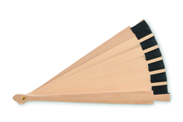 Логотрейд pекламные подарки картинка: Wooden hand fan