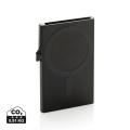 Стандартный алюминиевый держатель для магнитных RFID-карт для телефона, черный