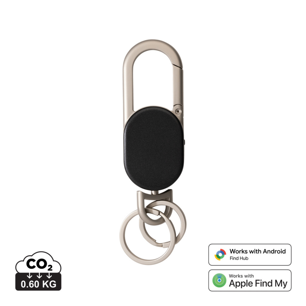 Логотрейд pекламные cувениры картинка: Брелок Keyfinder с двумя ключами и функцией определения местоположения по всему миру.