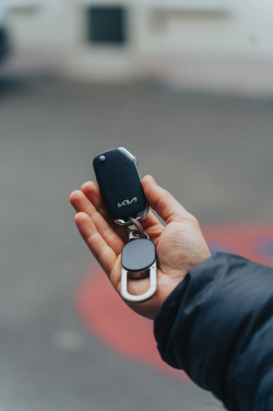 Логотрейд pекламные cувениры картинка: Брелок Keyfinder с двумя ключами и функцией определения местоположения по всему миру.