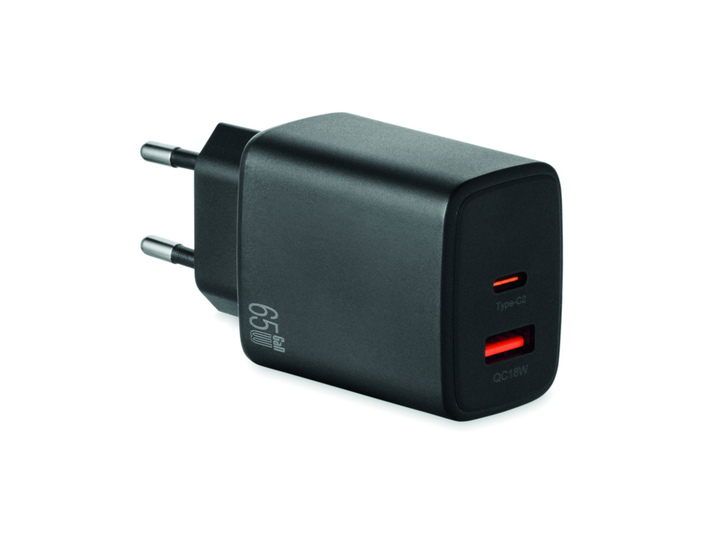 Лого трейд pекламные продукты фото: EU 2-pole wall adapter/charger