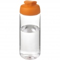 H2O Active® Octave Tritan™ 600 ml sportflaska med uppfällbart lock, Transparent klar / Orange