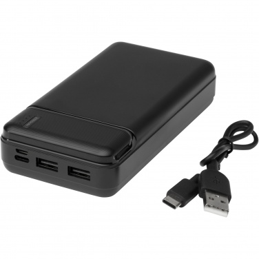 Logotrade kampanjprodukter bild: Loop 20 000 mAh powerbank i återvunnen plast 