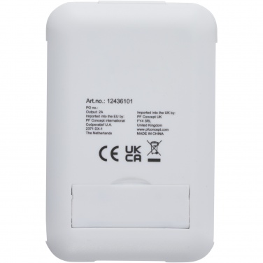 Logotrade presentreklam bild: Savvy modulär laddningskabel med telefonhållare av återvunnen plast