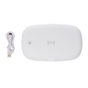 Logotrade profilreklam bild: UV-C steriliseringsbox med 5W trådlös laddare