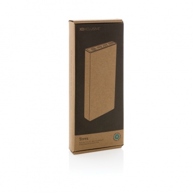 Logotrade profilreklam bild: Terra 10.000 mAh/18W powerbank RCS återvunnen aluminium