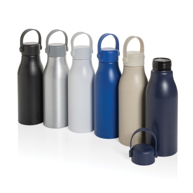 Logotrade kampanjprodukter bild: Pluto RCS-certifierad återvunnen aluminiumflaska 680 ml