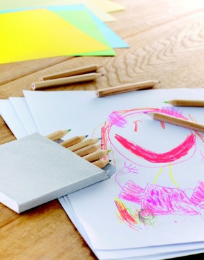 Logotrade kampanjprodukter bild: Set med 12 st träpennor