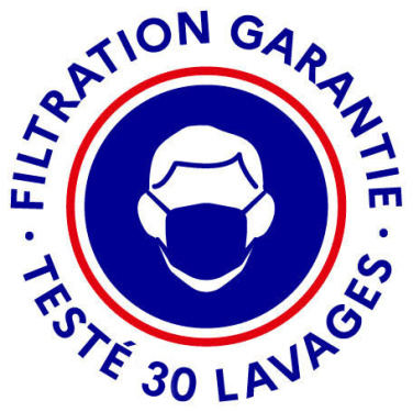 Logotrade profilprodukter bild: MARS PRO bomullsmask (storlek M) med ficka och HEPA-filter 1380165