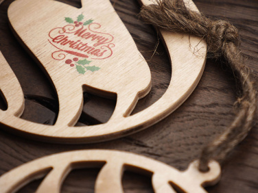 Logotrade profilreklam bild: Trä juldekoration 1856121