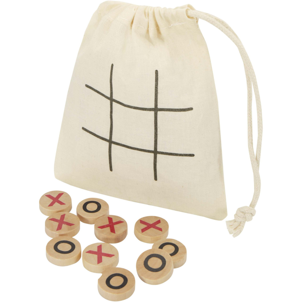 Logotrade kampanjprodukter bild: Whorl tic-tac-toe-spel av trä