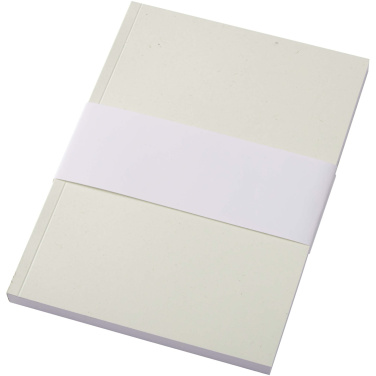 Logotrade kampanjprodukter bild: Novella Austen A5 anteckningsbok med mjukt omslag av återvunnet material, 100 ark