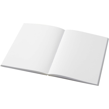 Logotrade presentreklam bild: Novella Austen A5 anteckningsbok med återvunnet mjukt omslag med kraftpapper, 100 ark