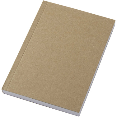 Logotrade profilprodukter bild: Novella Austen A6 anteckningsbok med återvunnet mjukt omslag med kraftpapper, 100 ark