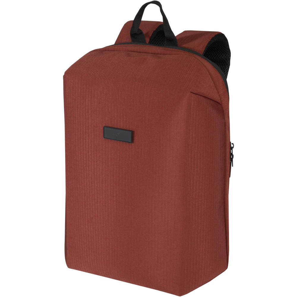 Logotrade profilreklam bild: Luma stöldsäker 15 tums laptopväska av återvunna GRS-material, 10 l