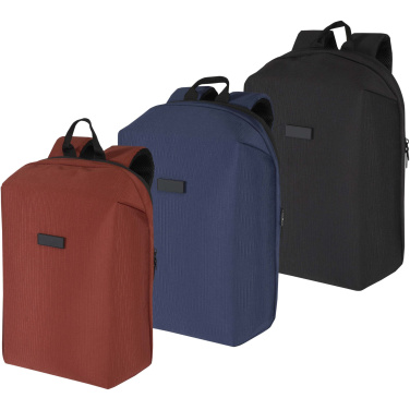 Logotrade profilprodukter bild: Luma stöldsäker 15 tums laptopväska av återvunna GRS-material, 10 l