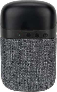 Logotrade kampanjprodukter bild: Bluetooth-högtalare HF01 med inbyggda hörlurar 2 i 1