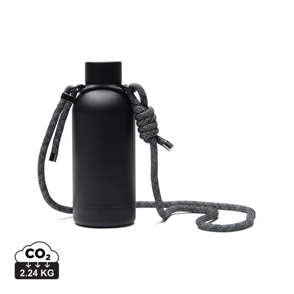 Logotrade profilprodukter bild: VINGA Parks RCS återvunnet stål flaska, 400 ML