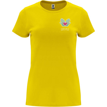 Logotrade presentreklam bild: Capri kortärmad T-shirt för dam