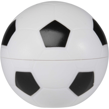 Logotrade kampanjprodukter bild: Zuri fotbollsformat läppbalsam med vanilj och SPF 15