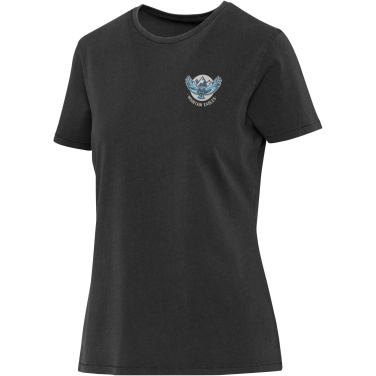 Logotrade profilprodukter bild: Nanaimo 160 g/m2 kortärmad tvättad T-shirt för dam